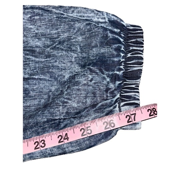 CLOTH and STONE Womens M Tencel Loose Jeans Pants Wide Barrel Leg Jogger Cargo - Picture 10 of 12